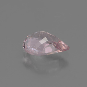 Morganite rose naturelle en forme de poire, 1,08 ct, VS