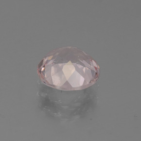 Morganite rose naturelle coupe roude, 1,31 ct, VS