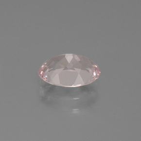 Morganite rose naturelle coupe ovale, 1,07 ct, VS