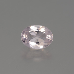 Morganite rose naturelle coupe ovale, 1,02 ct, VVS