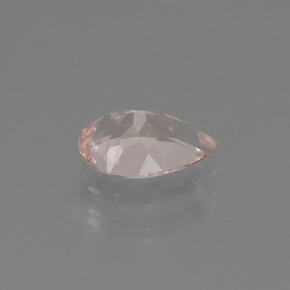 Morganite Rose clair naturelle En forme de poire, 1.07 ct, VVS-VS
