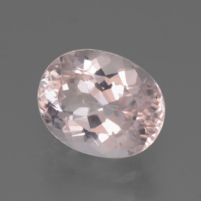 Morganite Rose clair naturelle Coupe ovale, 2.06 ct, VS