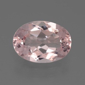 Morganite Rose clair naturelle Coupe ovale, 2.33 ct, VS