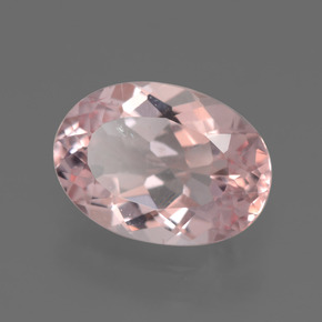 Morganite Rose clair naturelle Coupe ovale, 2.33 ct, VS