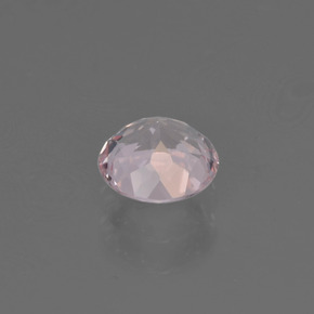 Morganite rose naturelle coupe roude, 0,62 ct, VVS-VS