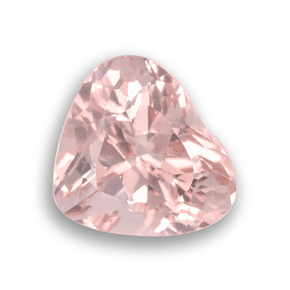 Morganite Rose clair naturelle Forme de coeur, 2.61 ct, VS