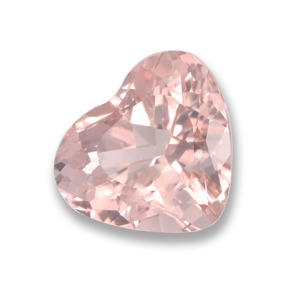 Morganite Rose clair naturelle Forme de coeur, 2.61 ct, VS