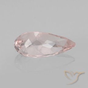 Morganite Flamant rose naturelle En forme de poire, 1.69 ct, VS-SI