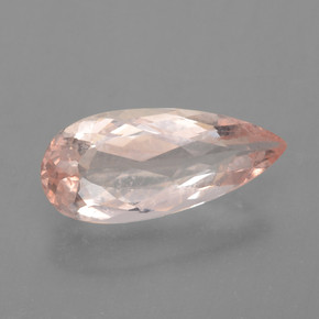 Morganite Rose clair naturelle En forme de poire, 1.98 ct, VS