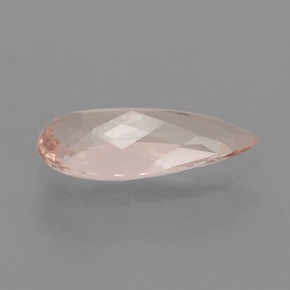 Morganite Rose clair naturelle En forme de poire, 1.98 ct, VS