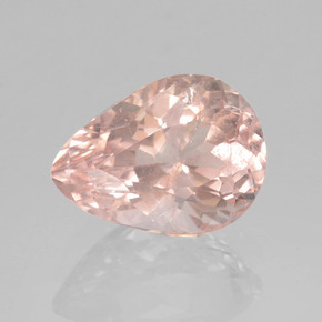 Morganite rose naturelle en forme de poire, 1,71 ct, VS-SI