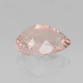 Morganite rose naturelle en forme de poire, 1,71 ct, VS-SI