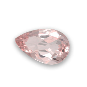 Morganite rose naturelle en forme de poire, 1,45 ct, VVS-VS