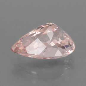 Morganite rose naturelle en forme de poire, 2,00 ct, VS-SI