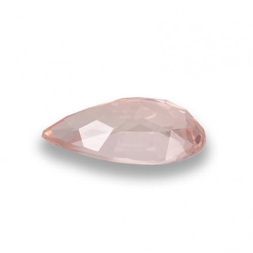 Morganite Rose moyen naturelle En forme de poire, 0.64 ct, VVS