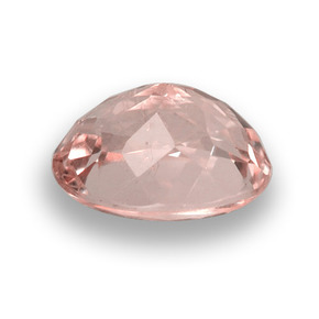 Morganite rose naturelle coupe ovale, 0,96 ct, VS