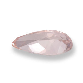 Morganite rose naturelle en forme de poire, 0,78 ct, VVS