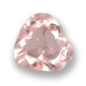 Morganite rose naturelle forme de coeur, 0,79 ct, VVS-VS