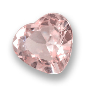 Morganite rose naturelle forme de coeur, 0,79 ct, VVS-VS