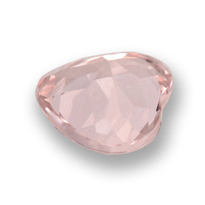 Morganite rose naturelle forme de coeur, 0,79 ct, VVS-VS
