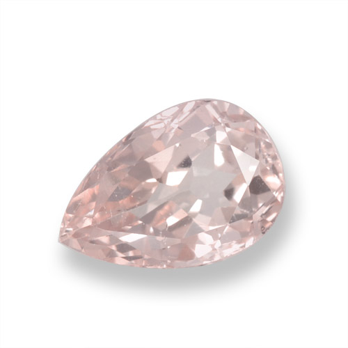 Morganite Flamant rose naturelle En forme de poire, 0.94 ct, VVS-VS