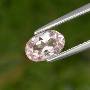Morganite rose naturelle coupe ovale, 1,00 ct, VS