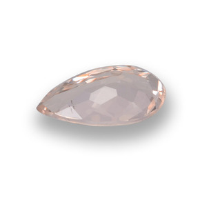 Morganite rose naturelle en forme de poire, 0,62 ct, VVS-VS