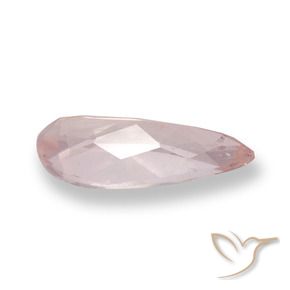 Morganite Flamant rose naturelle En forme de poire, 0.76 ct, VS