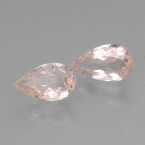 Achetez naturel 0,91ct rose morganite gems, en forme de poire, en provenance afghanistan chez gemselect. en stock, livraison internationale!
