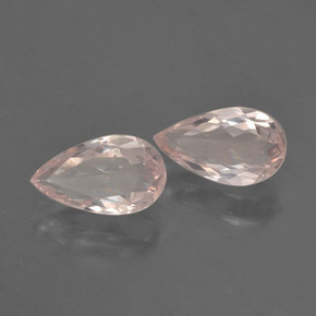 Achetez naturel 0,95ct rose morganite gems, en forme de poire, en provenance afghanistan chez gemselect. en stock, livraison internationale!