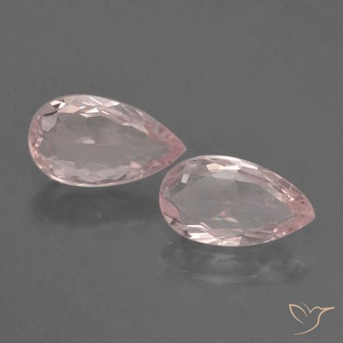 Achetez naturel 1.14ct Rose corail Morganite gems, En forme de poire, En provenance Afghanistan chez GemSelect. En stock, livraison internationale!