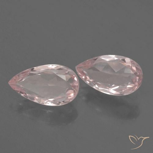 Achetez naturel 1.14ct Rose corail Morganite gems, En forme de poire, En provenance Afghanistan chez GemSelect. En stock, livraison internationale!
