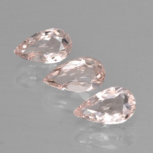 Achetez naturel 1.59ct Flamant rose Morganite gems, En forme de poire, En provenance Afghanistan chez GemSelect. En stock, livraison internationale!