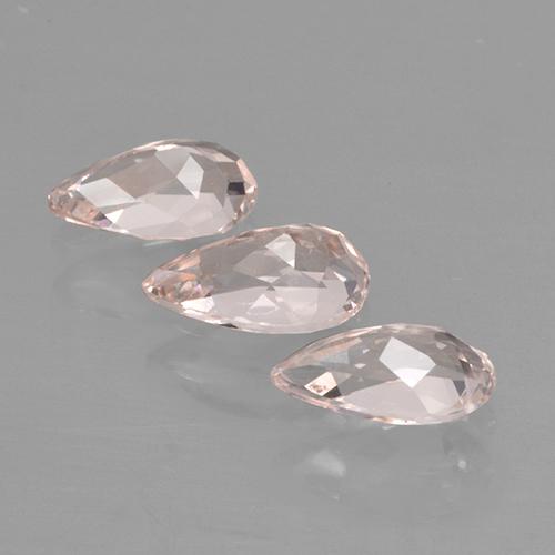 Achetez naturel 1.59ct Flamant rose Morganite gems, En forme de poire, En provenance Afghanistan chez GemSelect. En stock, livraison internationale!