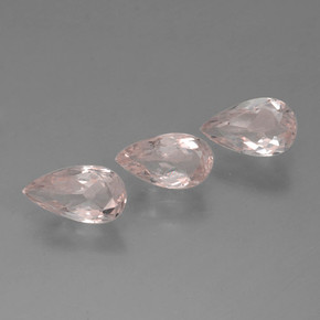 Achetez naturel 0.99ct Rose clair Morganite gems, En forme de poire, En provenance Afghanistan chez GemSelect. En stock, livraison internationale!