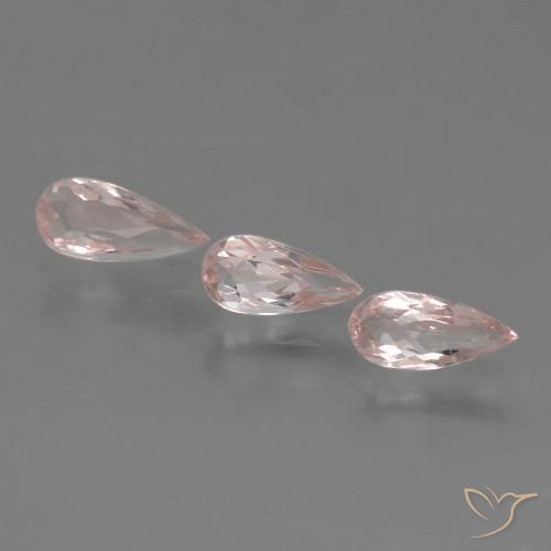 Shop natural 1.11ct Rose moyen-léger Morganite gems, En forme de poire, from Afghanistan at GemSelect. In stock, global shipping!