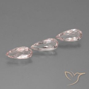 Shop natural 1.24ct Rose moyen-léger Morganite gems, En forme de poire, from Afghanistan at GemSelect. In stock, global shipping!
