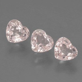 Achetez naturel 1,54ct rose clair morganite gems, forme de coeur, en provenance afghanistan chez gemselect. en stock, livraison internationale!