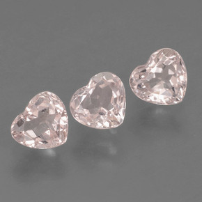 Achetez naturel 1,54ct rose clair morganite gems, forme de coeur, en provenance afghanistan chez gemselect. en stock, livraison internationale!