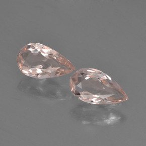 Achetez naturel 0,80ct rose morganite gems, en forme de poire, en provenance afghanistan chez gemselect. en stock, livraison internationale!