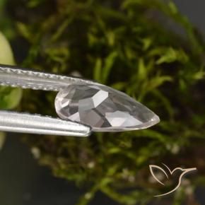 Morganite Rose clair naturelle En forme de poire, 0.68 ct, VVS