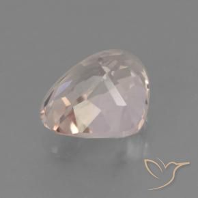 Morganite Rose moyen-léger naturelle En forme de poire, 0.83 ct, VVS-VS