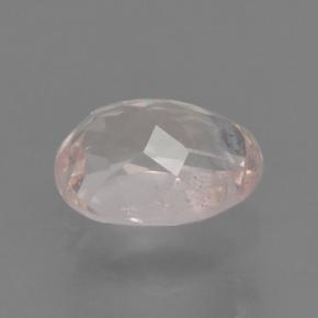 Morganite rose naturelle coupe ovale, 0,44 ct, VS