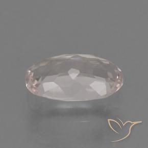 Morganite Flamant rose naturelle ovale, 0.52 ct, VS