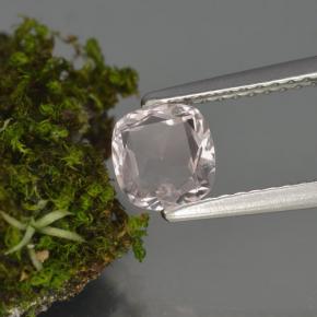 Morganite rose naturelle coupe coussin, 0,62 ct, VVS-VS