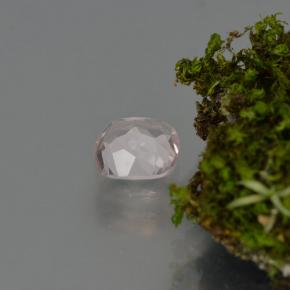 Morganite rose naturelle coupe coussin, 0,62 ct, VVS-VS