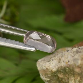 Morganite Rose clair naturelle Coupe coussin, 0.46 ct, VVS