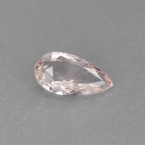 Morganite Rose clair naturelle En forme de poire, 0.46 ct, VVS