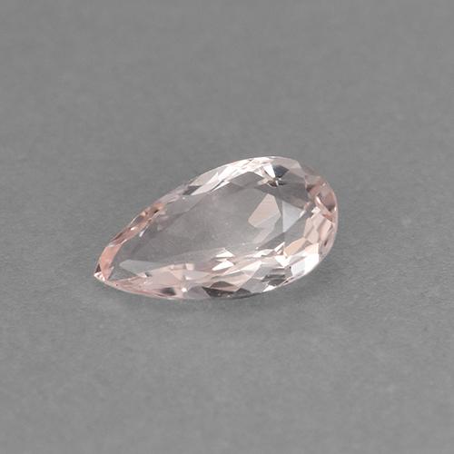 Morganite Rose clair naturelle En forme de poire, 0.46 ct, VVS