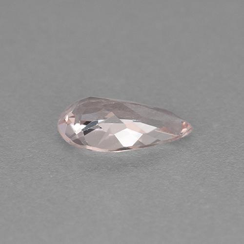 Morganite Rose clair naturelle En forme de poire, 0.46 ct, VVS